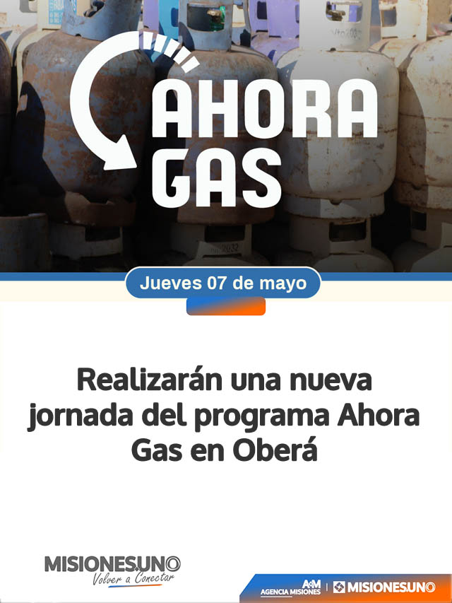 Realizarán una nueva jornada del programa Ahora Gas en Oberá