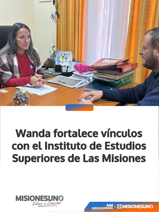 Wanda fortalece vínculos con el Instituto de Estudios Superiores de Las Misiones