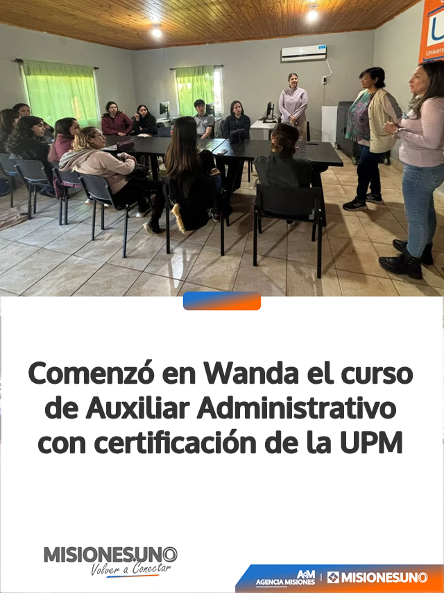 Comenzó en Wanda el curso de Auxiliar Administrativo con certificación de la UPM