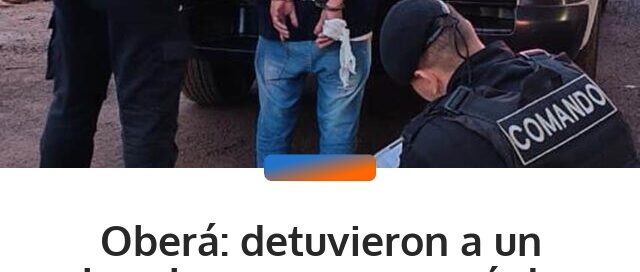 Oberá: detuvieron a un hombre que amenazó de muerte a su pareja y enfrentó a policías con un cuchillo